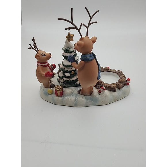 Partylite Reindeer Votive Candle Holder P8536 Holiday Christmas Winter Woodland - Picture 7 of 10